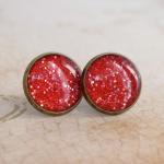 Stud Earrings - Resin Jewe..